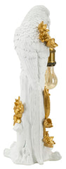 Lampe de table Perroquet résine décorations dorées