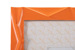 Cadre photo rectangulaire en résine Orange
