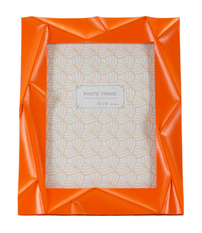 Cadre photo rectangulaire résine Orange