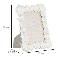 PHOTOFRAME PALM LEAF CM 22,7X1,5X28 (INSIDE PHOTO SIZE CM 15X20)
