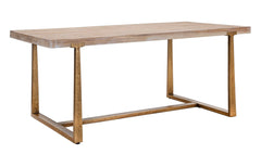 Table rectangulaire Ankara Métal et Bois