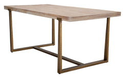 Table rectangulaire Ankara Métal et Bois