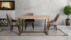 Table rectangulaire Ankara Métal et Bois