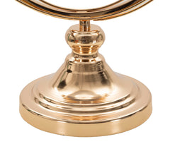 Lampe de table Bruxelles Métal Doré Abat-jour Tissu Noir