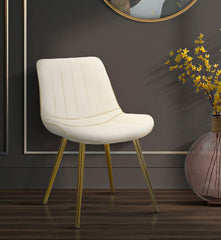 CHAIR PARIS CREMA/GOLD SET 2 PZ CM 51X59X79