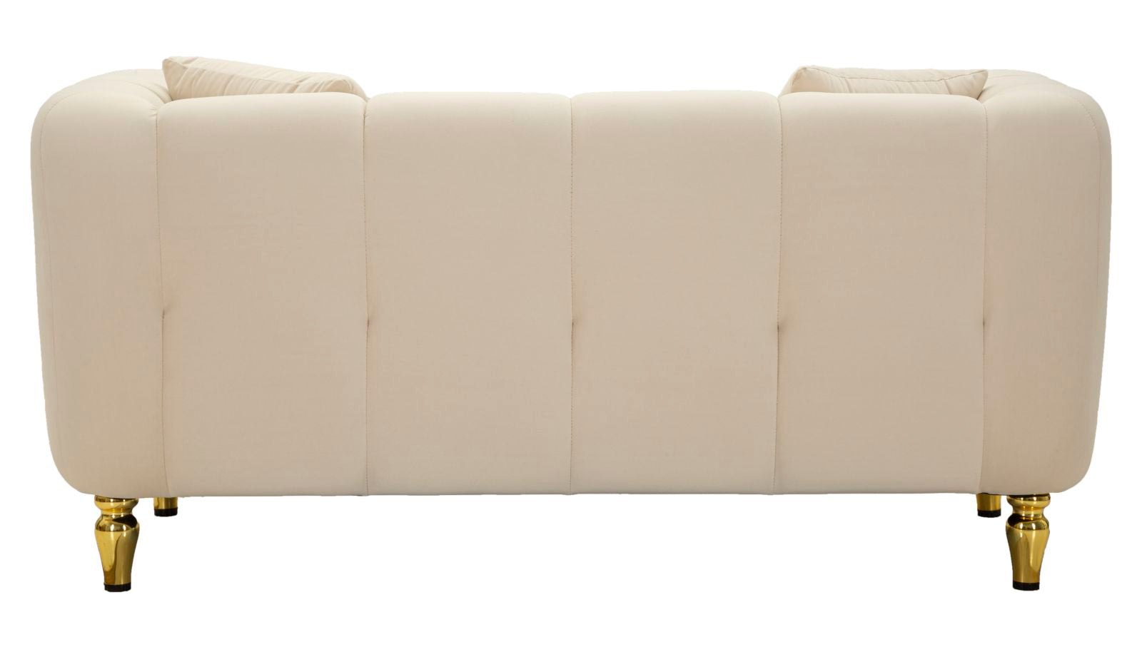 SOFA ALMA CREAM WITH CUSHIONS CM 155X81X71