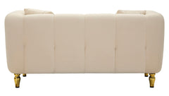SOFA ALMA CREAM WITH CUSHIONS CM 155X81X71