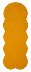 Miroir mural TEDDY Moutarde Bois Tissu bouclé