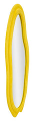 Miroir mural cadre en bois Velours Jaune