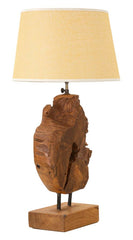 Lampe de table en teck recyclé Kepala
