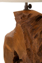 Lampe de table en teck recyclé Kepala