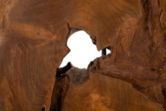 Lampe de table en teck recyclé Kepala