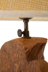 Lampe de table en teck recyclé Kepala