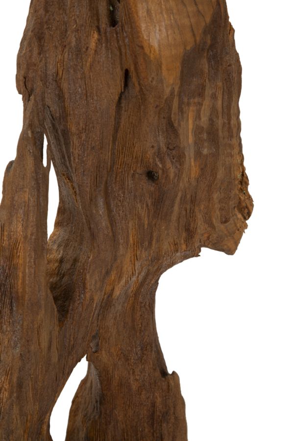 AKAR SCULPTURE TEAK CM 18X13X55
