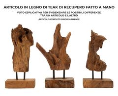 Sculpture Akar Teck recyclé