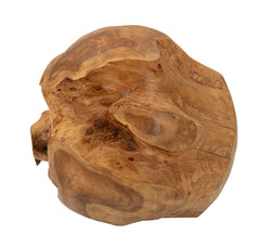 Boule en teck recyclé artisanale