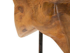 Sculpture étoile Teck recyclé