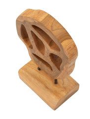 Sculpture en teck recyclé formes arrondies