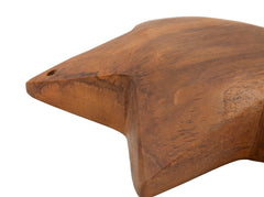 Sculpture étoile Teck