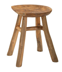 Tabouret en teck recyclé