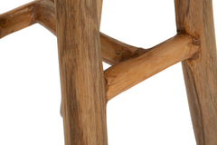 Tabouret en teck recyclé