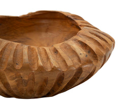 Plateau arrondi Geris Teck recyclé sculpté