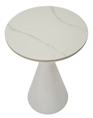 Table basse céramique Marbre et fer Blanc