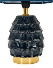 Lampe de chevet Pigny base bleue