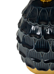 Lampe de chevet Pigny base bleue