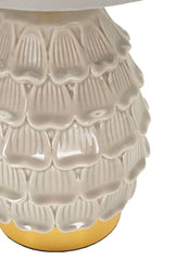 Lampe de chevet Pigny crème en forme de pin