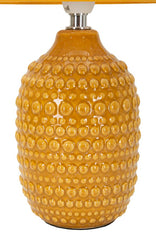 Lampe de chevet décorations en relief Ocre abat-jour Ocre