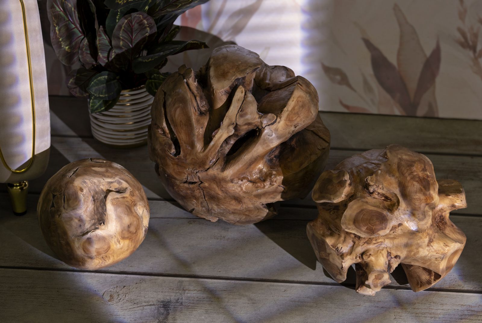 BALL TEAK CM Ø 30