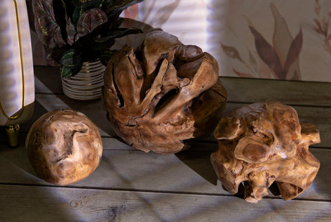 BALL TEAK CM Ø 30