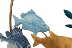Panneau mural décoratif 3D Poissons Tropicaux Multicolore