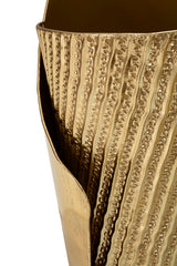 Ensemble de 3 Vases dorés