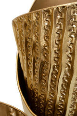 Ensemble de 3 Vases dorés