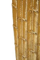 Vases géométriques dorés ensemble 2 pcs
