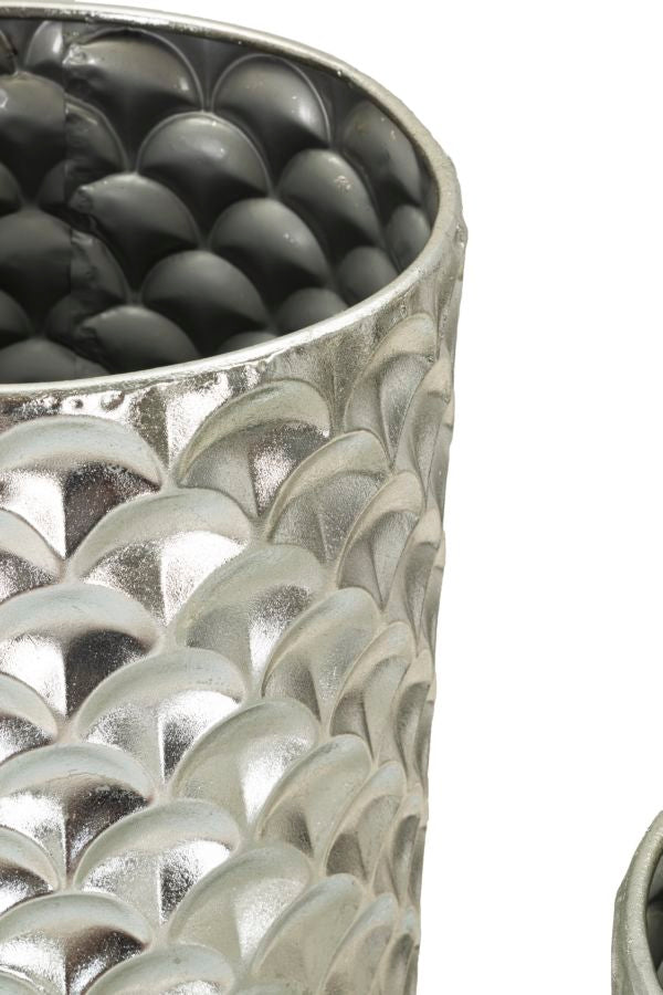 VASE HOLDER SILVY SET 2 PCS CM Ø 37X92X-32X75