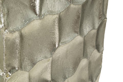 Support Vase Argy en Métal Argenté décorations en Relief Set de 3