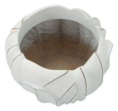 Cache-pot rond Gardy Céramique Blanc