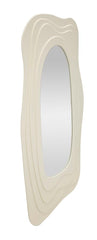 Miroir mural Dafne blanc formes sinueuses