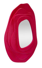 Miroir mural sinueux Dalia Fuchsia