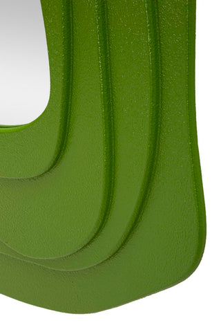 Miroir mural sinueux Dalia Vert