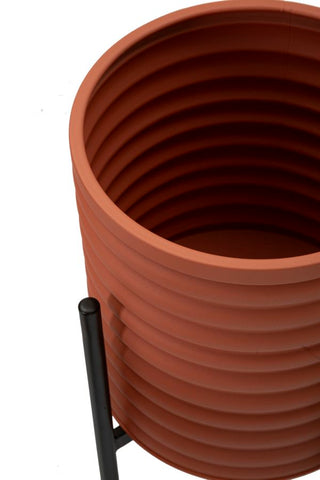 Poteau de vase en métal coloré set de 3 pièces
