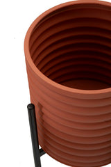 Poteau de vase en métal coloré set de 3 pièces