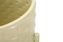 Vase en métal coloré ensemble de 3 pièces