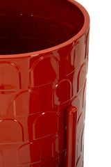 Porte-vase ensemble 3 pièces métal coloré