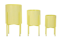 Porte-vase en métal coloré ensemble de 3 pièces