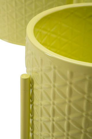 Porte-vase en métal coloré ensemble de 3 pièces