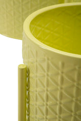 Porte-vase en métal coloré ensemble de 3 pièces